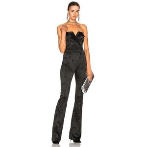 Veronica Beard Black Strapless Jumpsuit